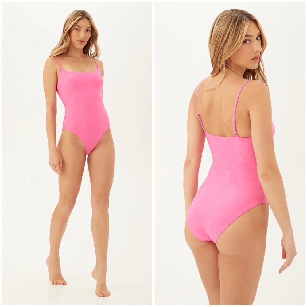 Trina Turk Sway Scoop Maillot Sway One Piece Swimsuit ~ Venus Pink 12